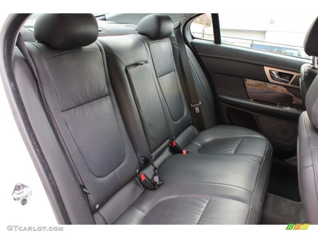 2010 Jaguar XF XF Supercharged Sedan Rear Seat Photo #78440078