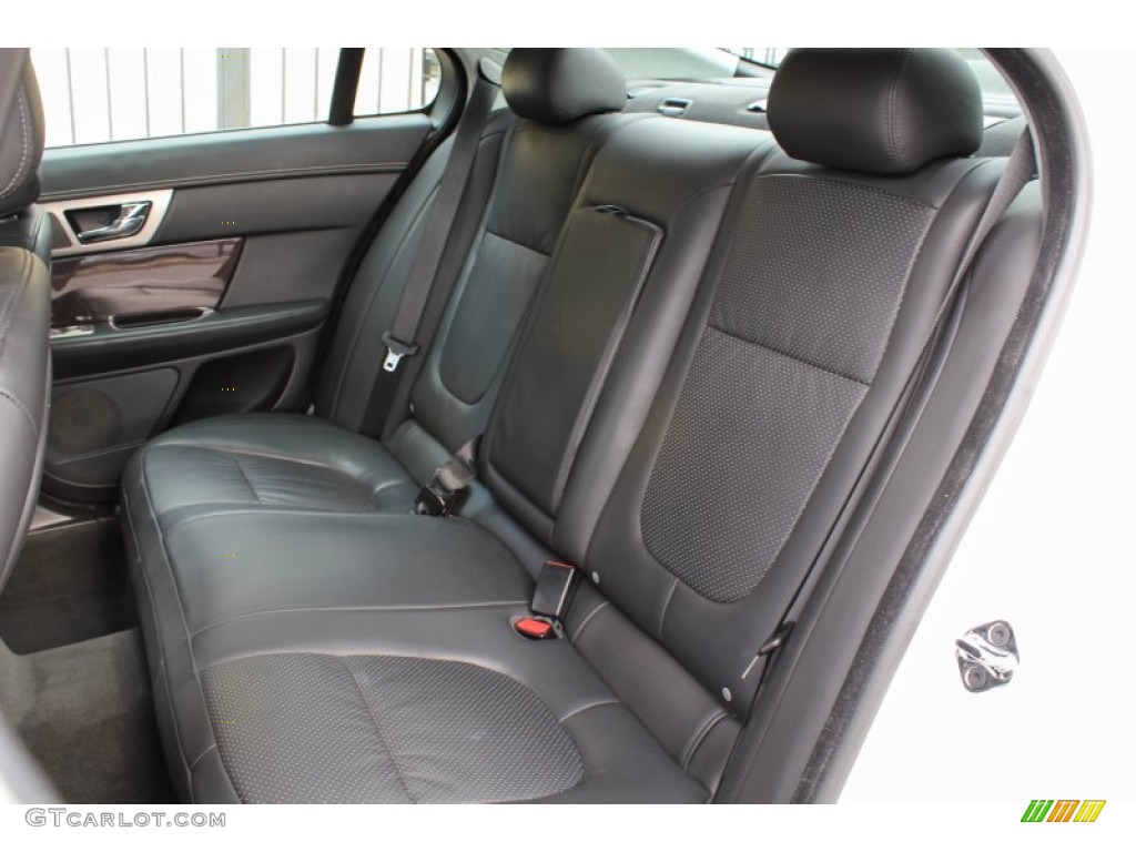 2010 Jaguar XF XF Supercharged Sedan Rear Seat Photo #78440147