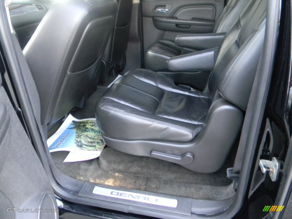 Ebony Interior 2008 GMC Yukon XL Denali AWD Photo #78440363