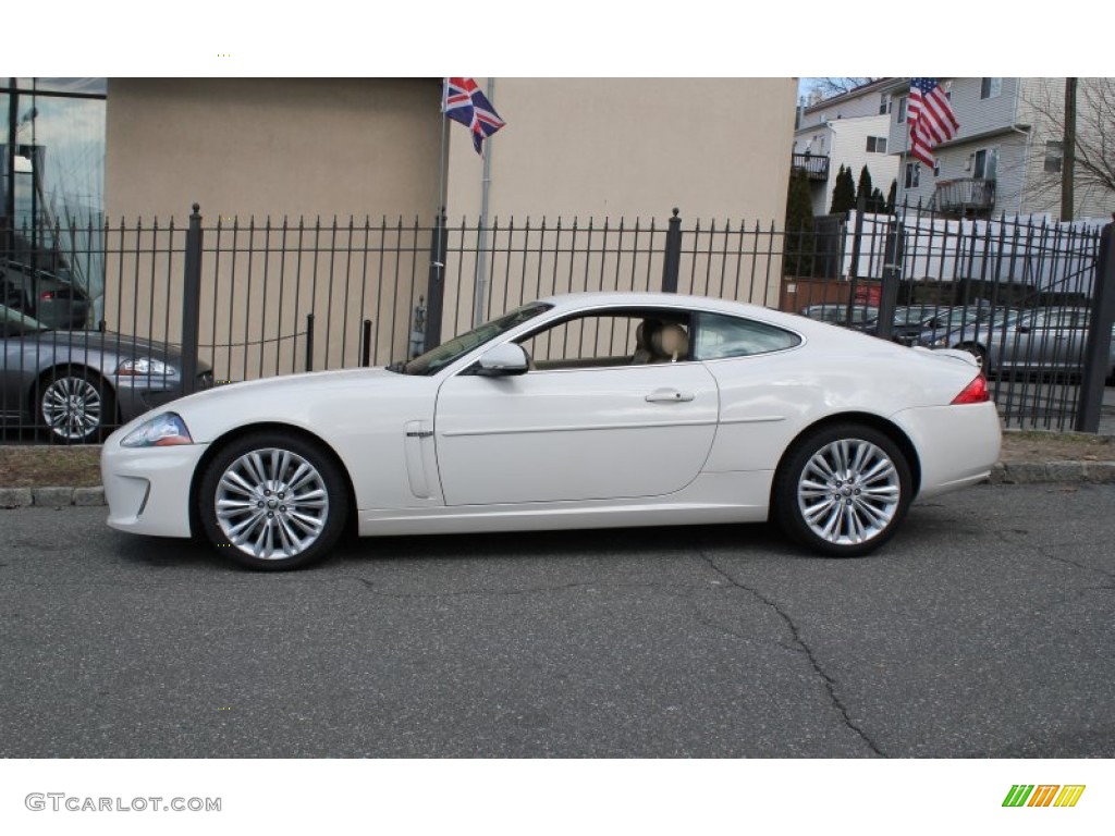 Porcelain White 2010 Jaguar XK XK Coupe Exterior Photo #78440927