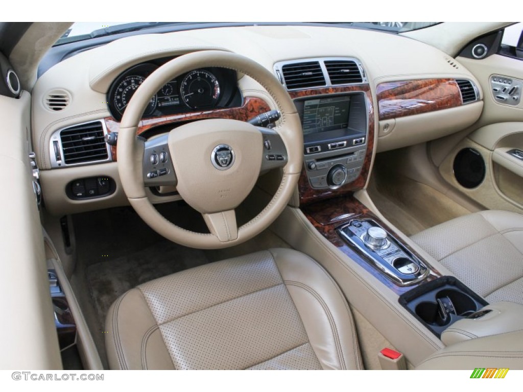 Caramel Interior 2010 Jaguar XK XK Coupe Photo #78441284