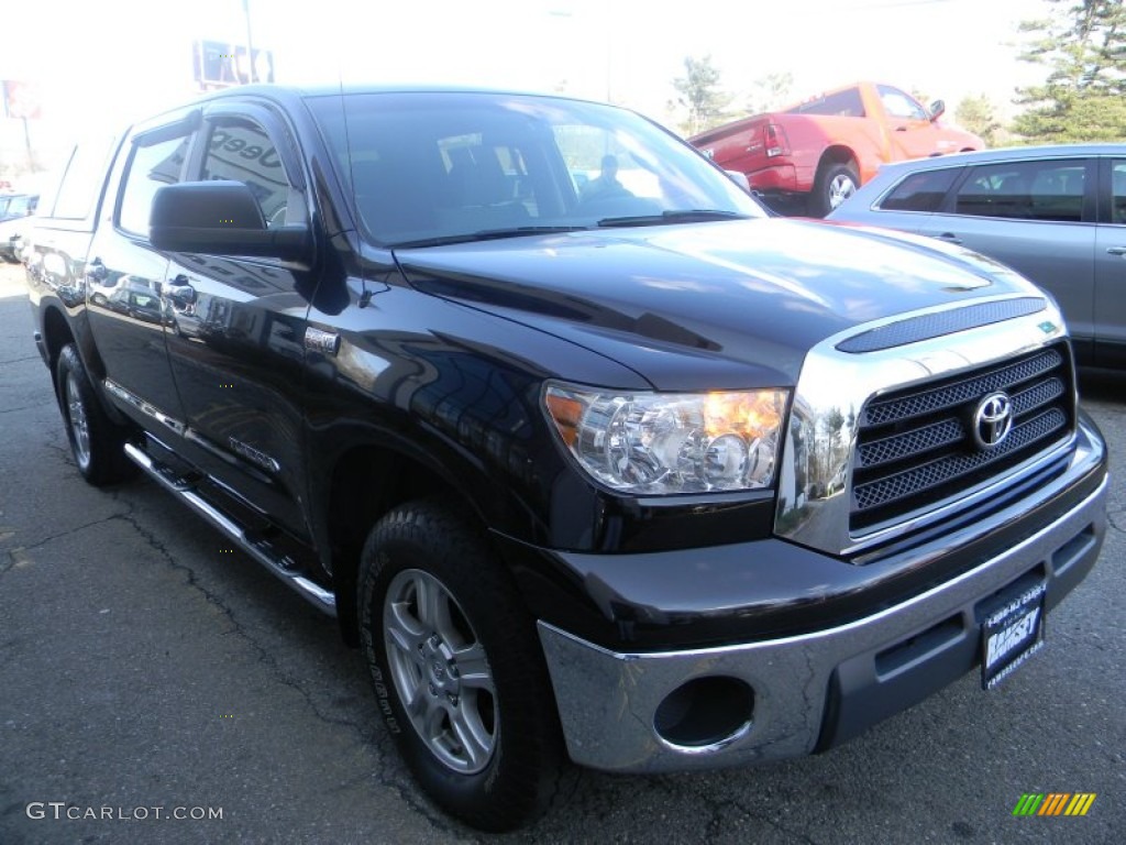 2007 Tundra SR5 CrewMax 4x4 - Black / Graphite Gray photo #5