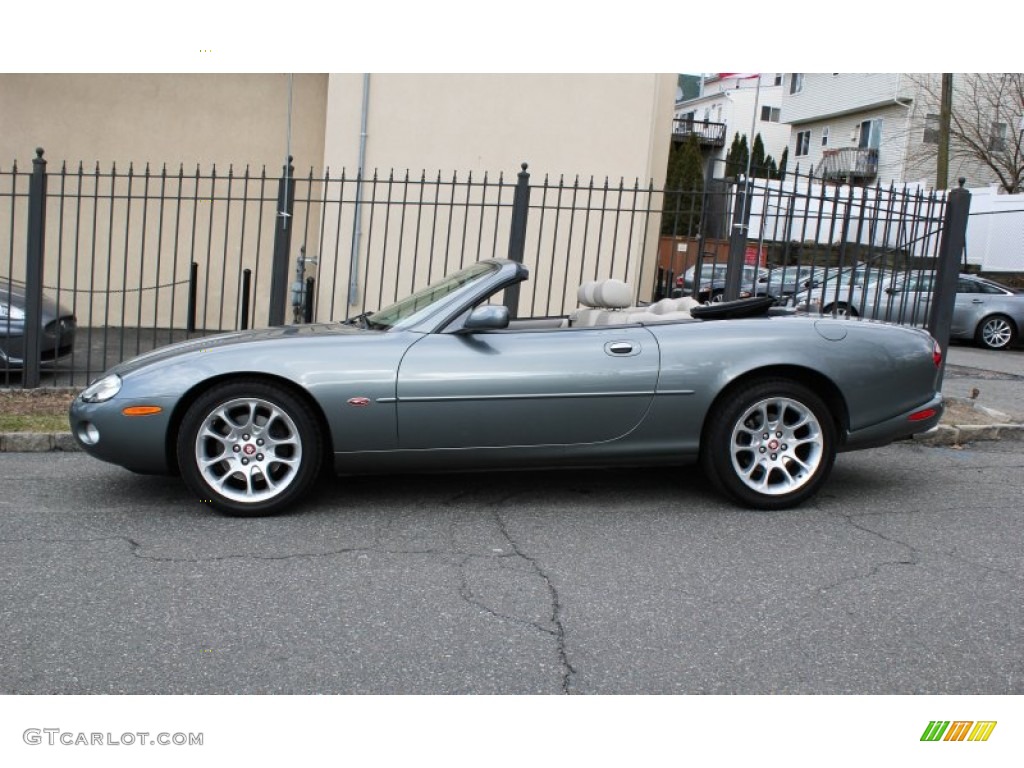 Quartz Metallic 2002 Jaguar XK XKR Convertible Exterior Photo #78441392