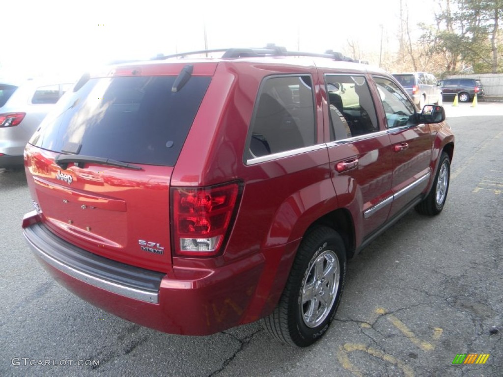 2006 Grand Cherokee Limited 4x4 - Inferno Red Crystal Pearl / Medium Slate Gray photo #4