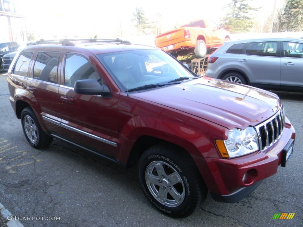 2006 Grand Cherokee Limited 4x4 - Inferno Red Crystal Pearl / Medium Slate Gray photo #5