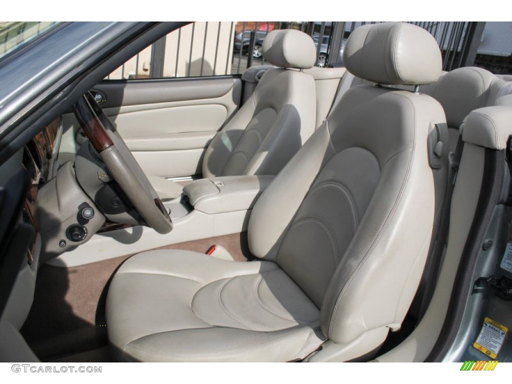 Oatmeal Interior 2002 Jaguar XK XKR Convertible Photo #78441636