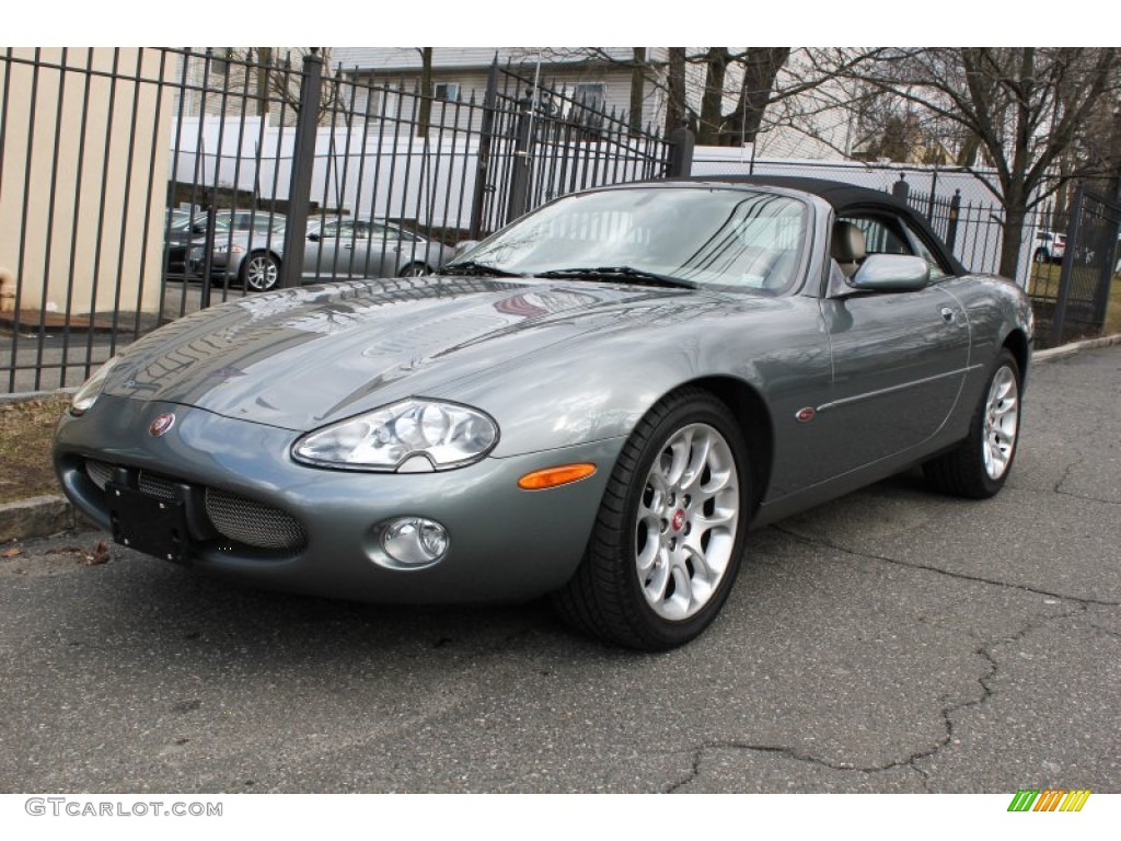 Quartz Metallic 2002 Jaguar XK XKR Convertible Exterior Photo #78441764