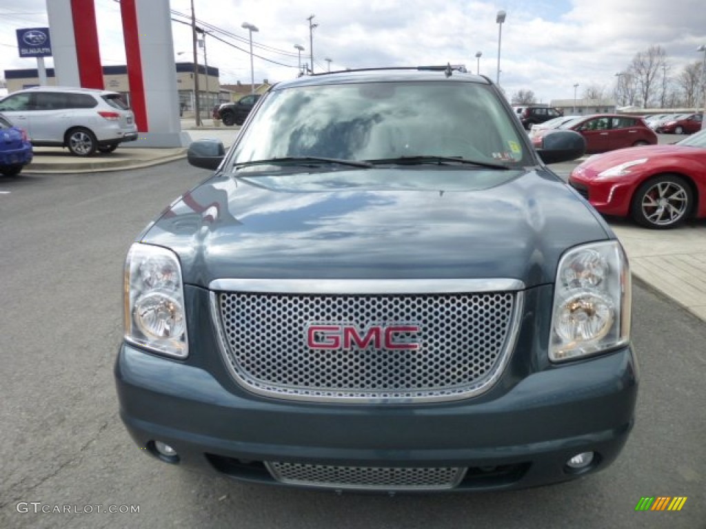 2007 Yukon XL Denali AWD - Blue-Green Crystal / Ebony Black photo #2