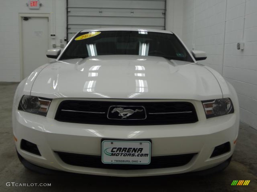 2011 Mustang V6 Premium Coupe - Performance White / Charcoal Black photo #5