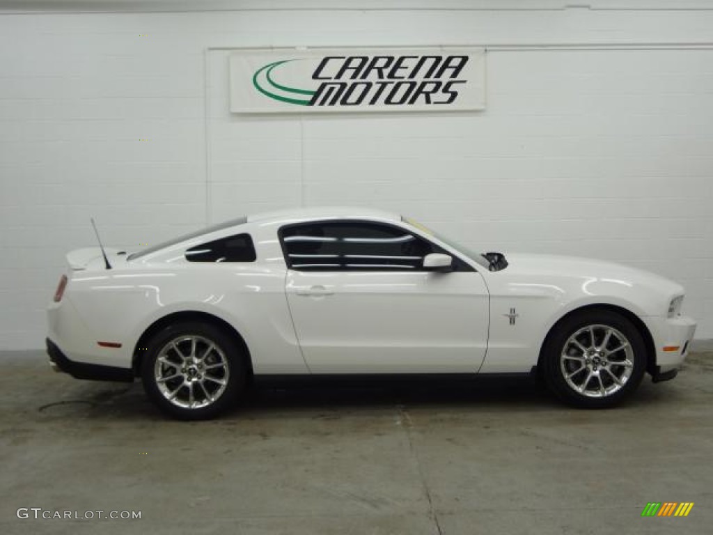 2011 Mustang V6 Premium Coupe - Performance White / Charcoal Black photo #6