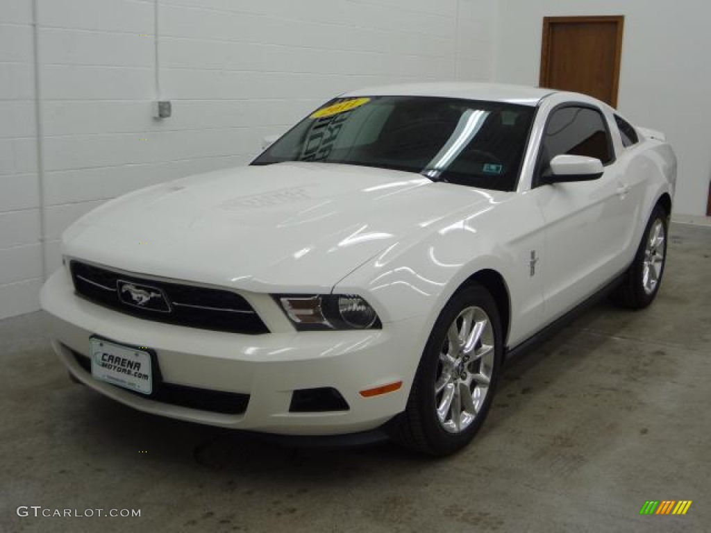 2011 Mustang V6 Premium Coupe - Performance White / Charcoal Black photo #15