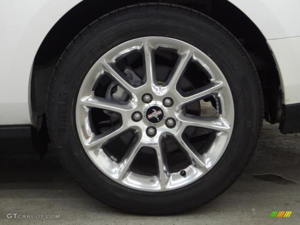 2011 Mustang V6 Premium Coupe - Performance White / Charcoal Black photo #42