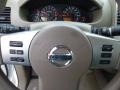 Beige 2013 Nissan Frontier SV V6 Crew Cab 4x4 Steering Wheel