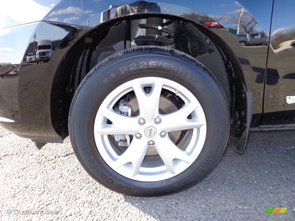 2011 Rogue SV AWD - Wicked Black / Black photo #6