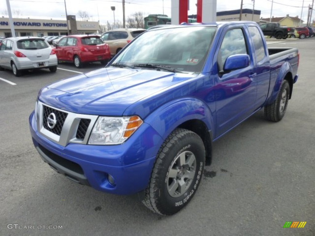 Metallic Blue 2013 Nissan Frontier Pro-4X King Cab 4x4 Exterior Photo #78442772