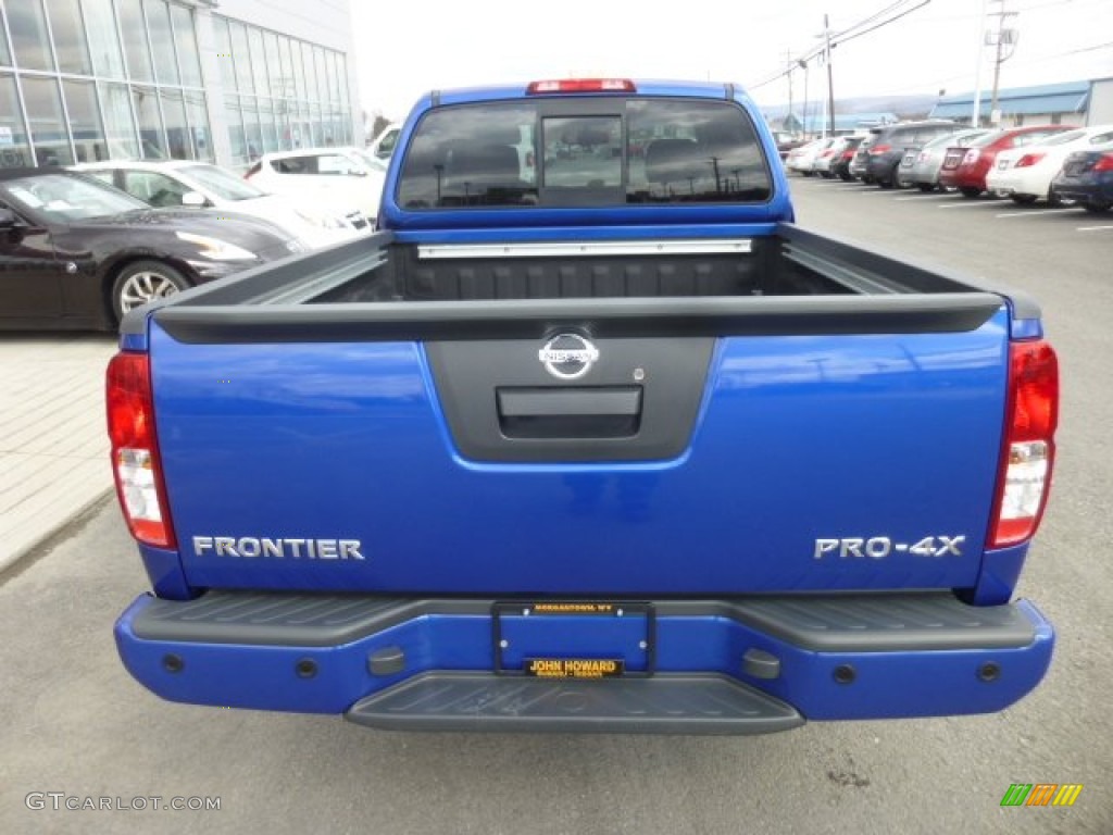 2013 Frontier Pro-4X King Cab 4x4 - Metallic Blue / Graphite/Steel Pro-4X photo #6