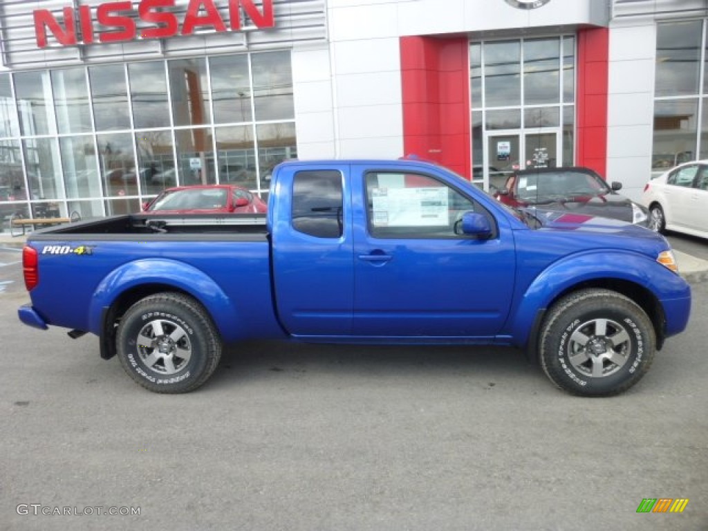 Metallic Blue 2013 Nissan Frontier Pro-4X King Cab 4x4 Exterior Photo #78442842