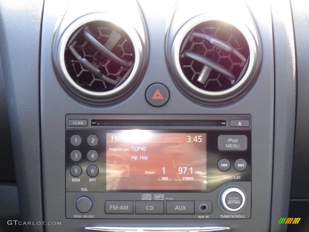 2011 Rogue SV AWD - Wicked Black / Black photo #15