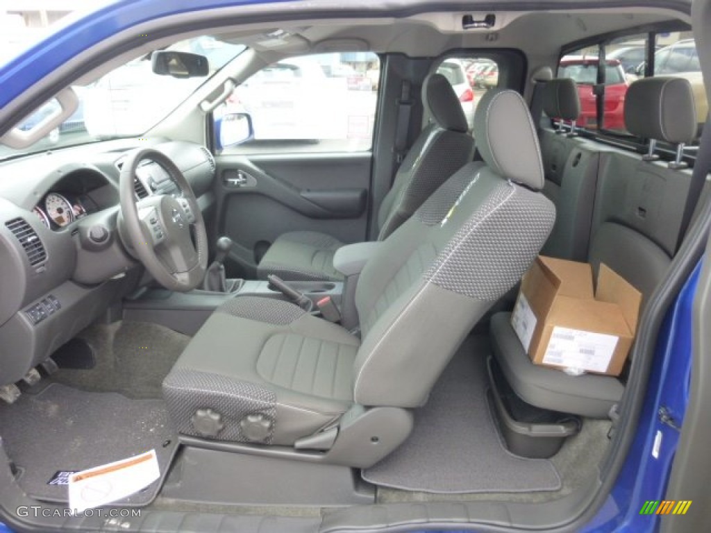Graphite/Steel Pro-4X Interior 2013 Nissan Frontier Pro-4X King Cab 4x4 Photo #78442920