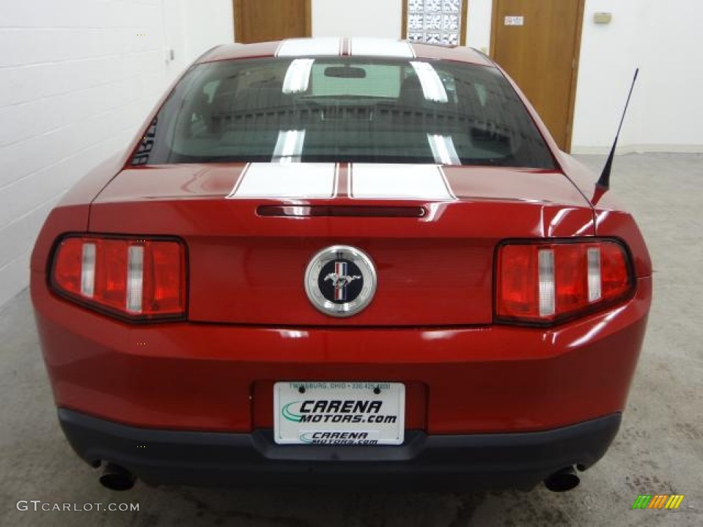 2011 Mustang V6 Coupe - Red Candy Metallic / Charcoal Black photo #7