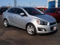 2012 Silver Ice Metallic Chevrolet Sonic LTZ Sedan  photo #2