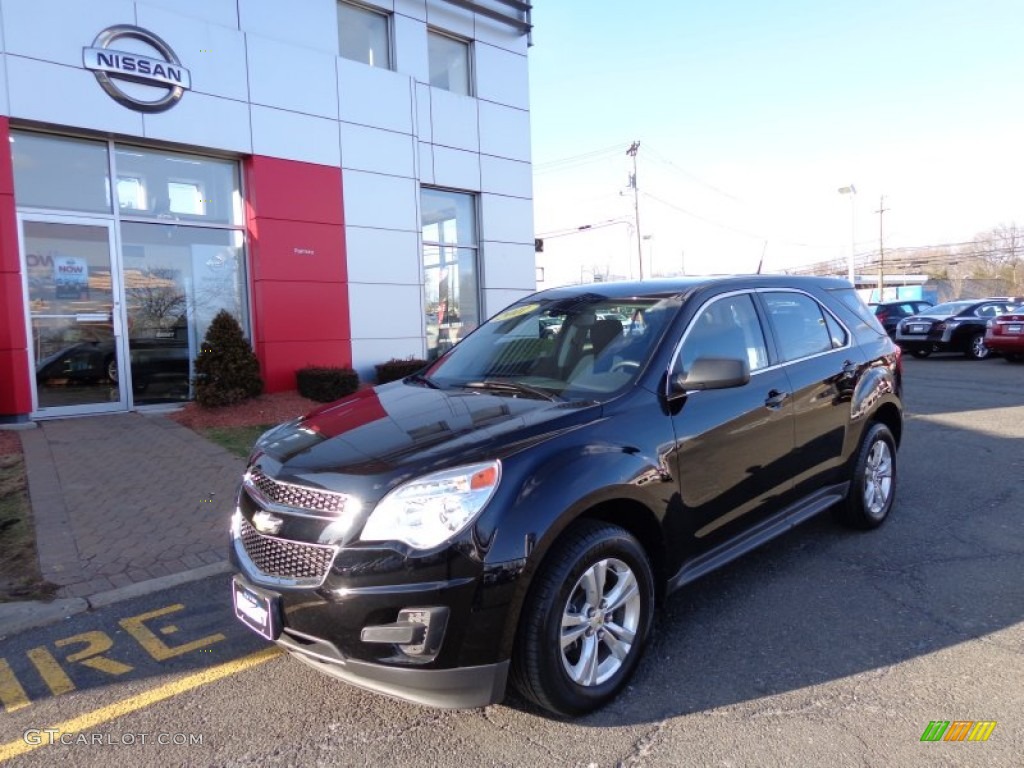 2011 Equinox LS AWD - Black / Light Titanium/Jet Black photo #1