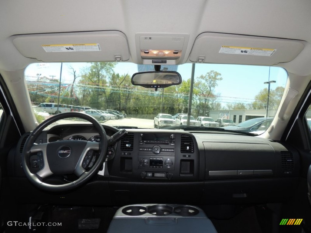 2012 Sierra 1500 SLE Crew Cab - Summit White / Ebony photo #9