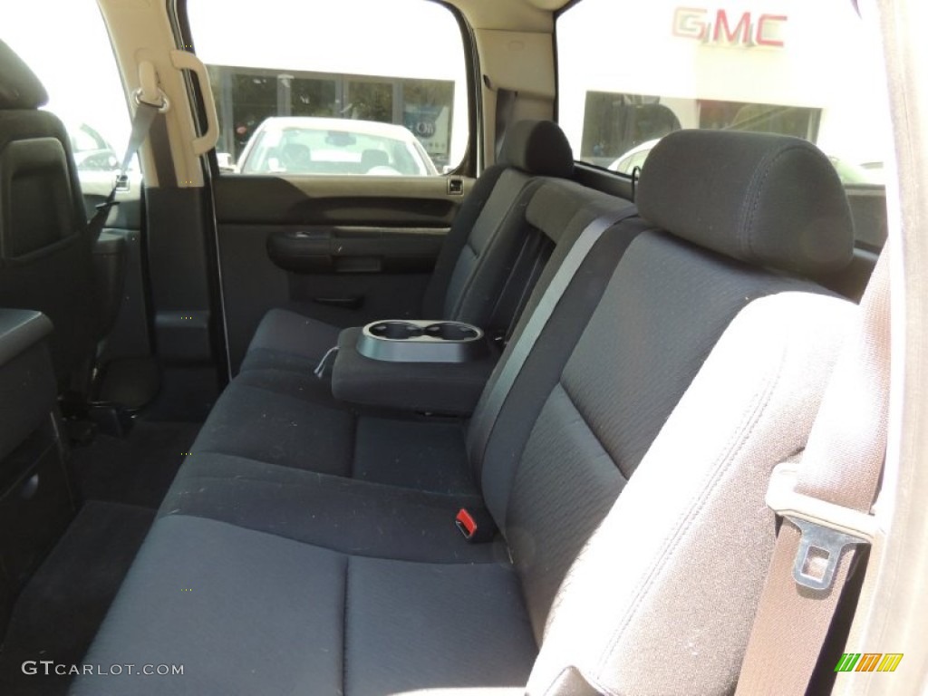 2012 Sierra 1500 SLE Crew Cab - Summit White / Ebony photo #10