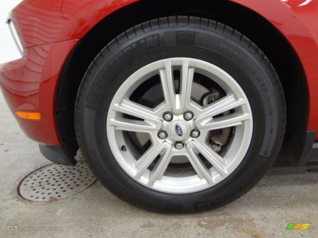 2011 Mustang V6 Coupe - Red Candy Metallic / Charcoal Black photo #31