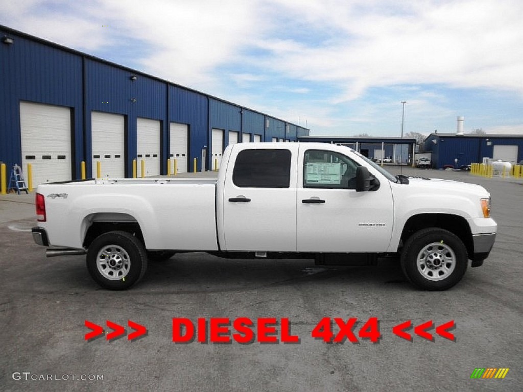 Summit White GMC Sierra 2500HD