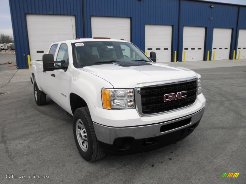 2013 Sierra 2500HD Crew Cab 4x4 - Summit White / Dark Titanium photo #2