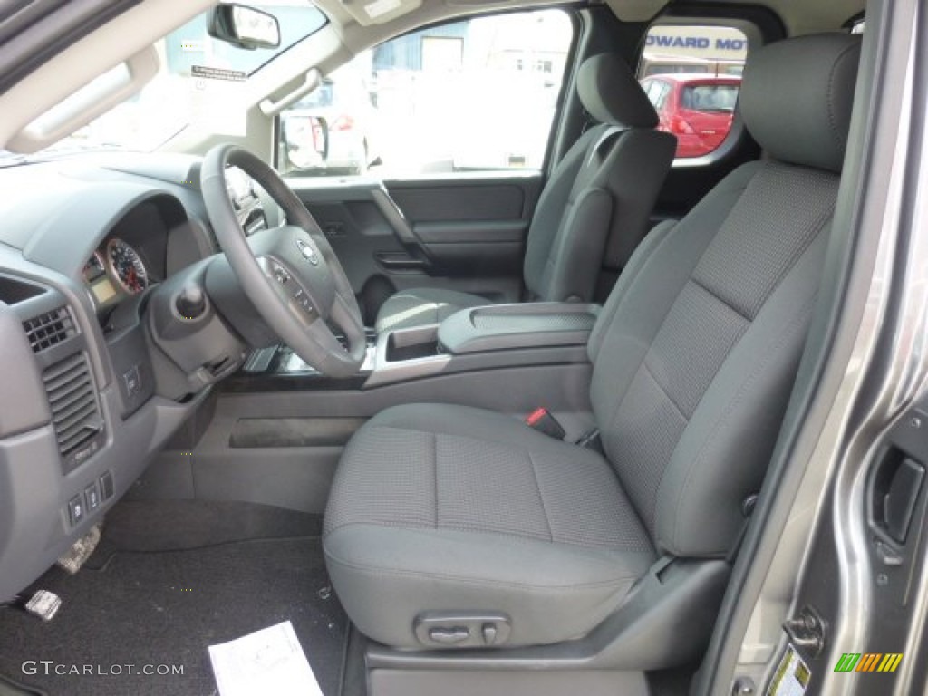 Charcoal Interior 2013 Nissan Titan SV King Cab 4x4 Photo #78444206