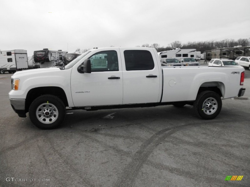 2013 Sierra 2500HD Crew Cab 4x4 - Summit White / Dark Titanium photo #4