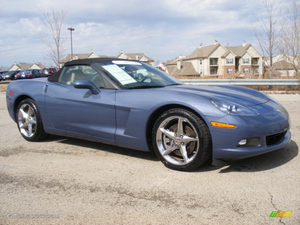 2012 Corvette Convertible - Supersonic Blue Metallic / Cashmere photo #9