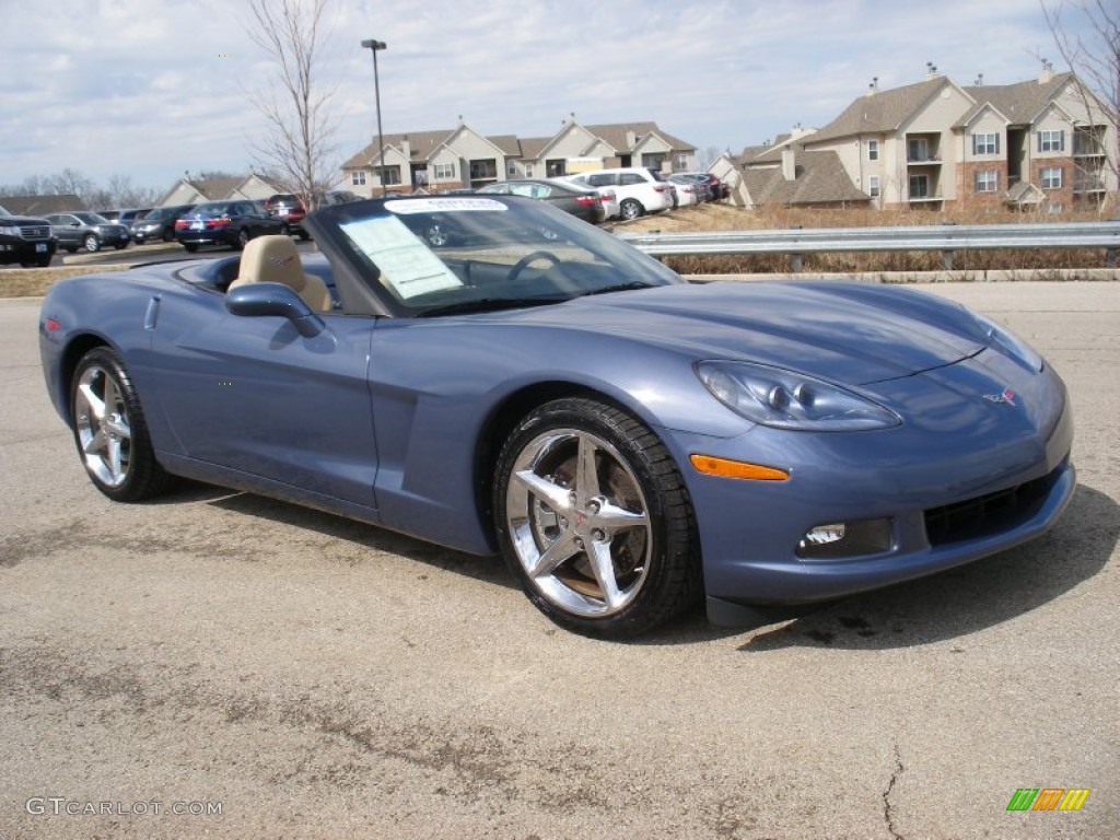 2012 Corvette Convertible - Supersonic Blue Metallic / Cashmere photo #11