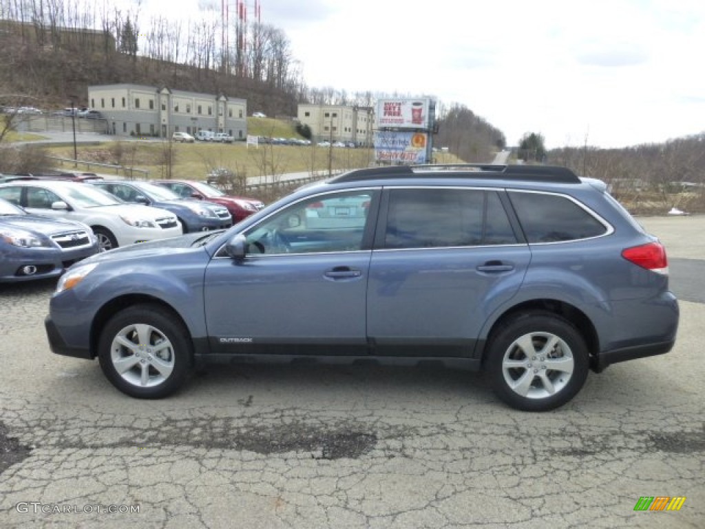 2013 Outback 2.5i Premium - Twilight Blue Metallic / Ivory photo #4