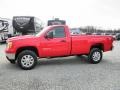 2013 Fire Red GMC Sierra 2500HD SLE Regular Cab 4x4  photo #4