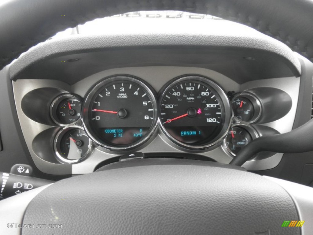 2013 GMC Sierra 2500HD SLE Regular Cab 4x4 Gauges Photo #78444783