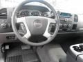 Ebony 2013 GMC Sierra 2500HD SLE Regular Cab 4x4 Steering Wheel