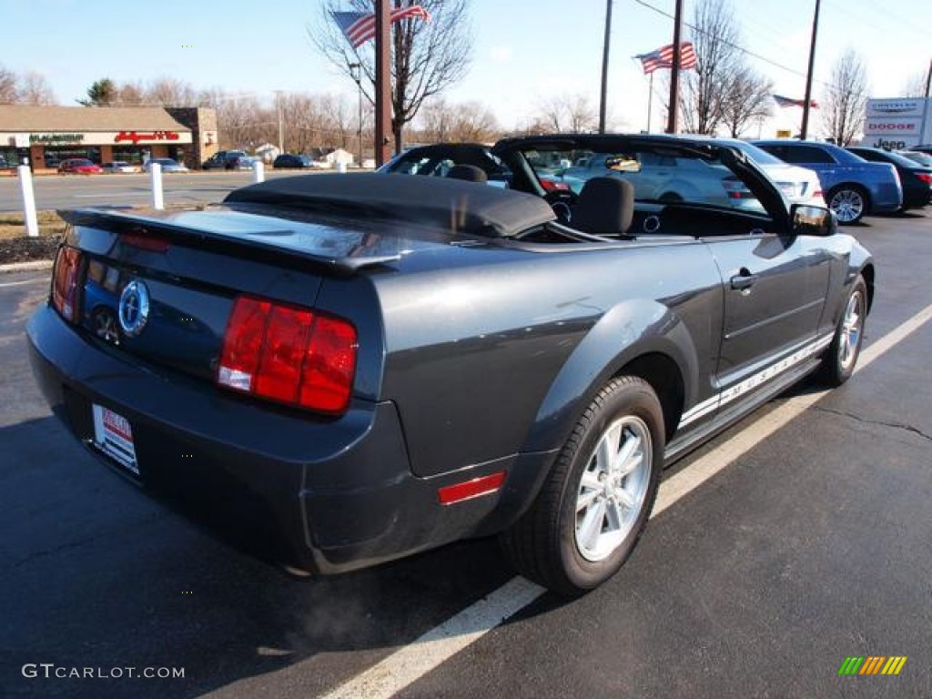2008 Mustang V6 Deluxe Convertible - Alloy Metallic / Light Graphite photo #3