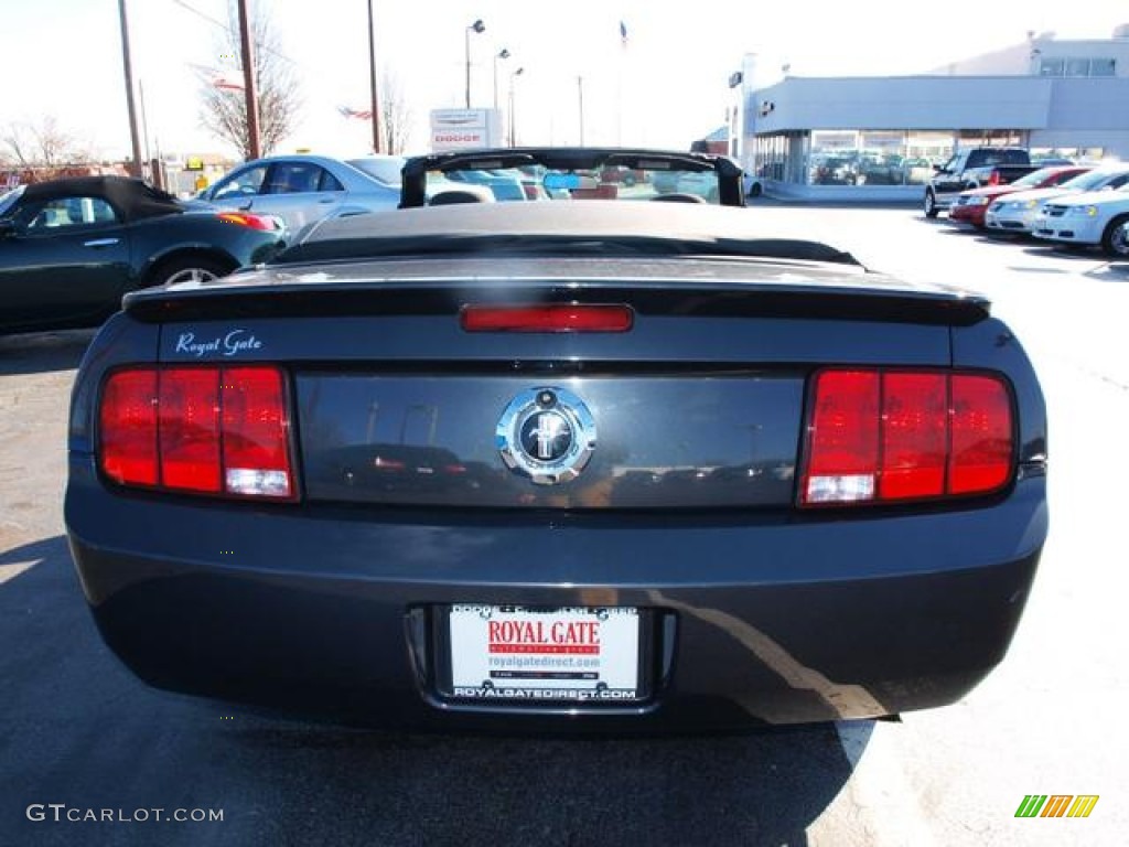 2008 Mustang V6 Deluxe Convertible - Alloy Metallic / Light Graphite photo #6