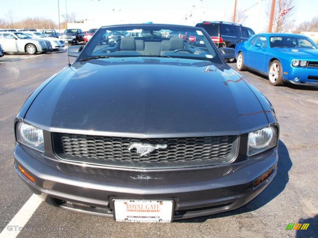2008 Mustang V6 Deluxe Convertible - Alloy Metallic / Light Graphite photo #8