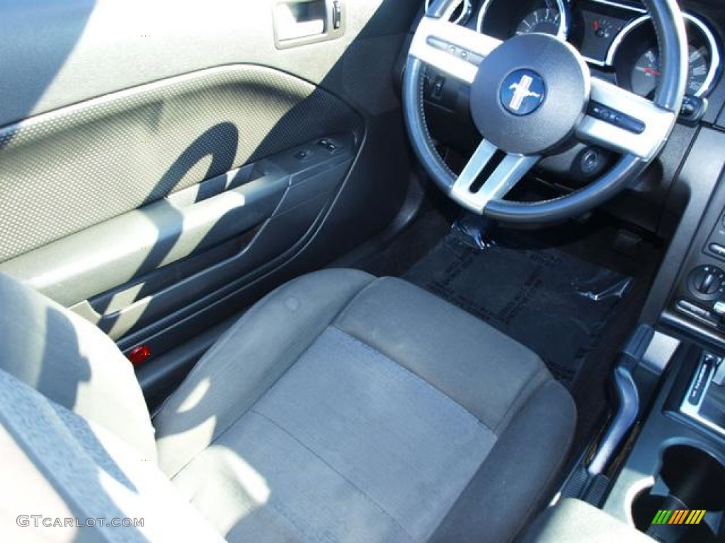 2008 Mustang V6 Deluxe Convertible - Alloy Metallic / Light Graphite photo #11