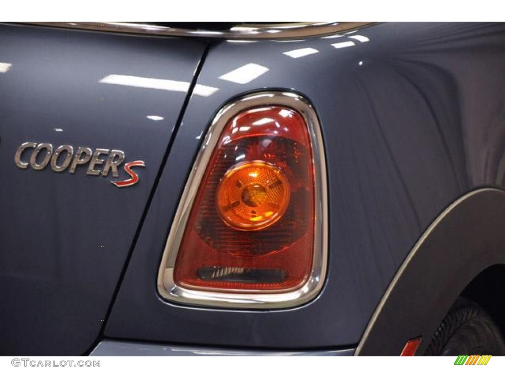 2009 Cooper S Convertible - Horizon Blue / Lounge Carbon Black Leather photo #14