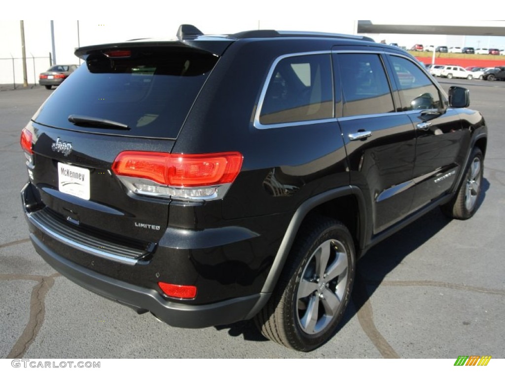 2014 Grand Cherokee Limited - Brilliant Black Crystal Pearl / New Zealand Black/Light Frost photo #5