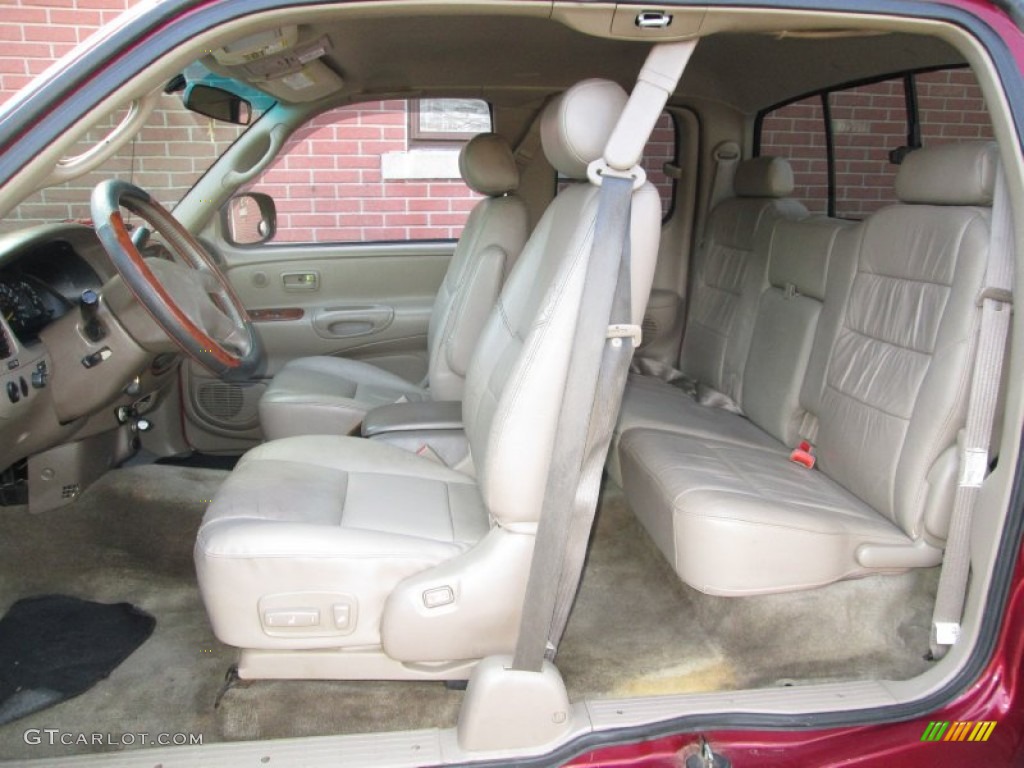 Oak Interior 2002 Toyota Tundra Limited Access Cab 4x4 Photo #78446648