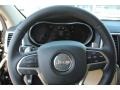 New Zealand Black/Light Frost 2014 Jeep Grand Cherokee Limited Steering Wheel