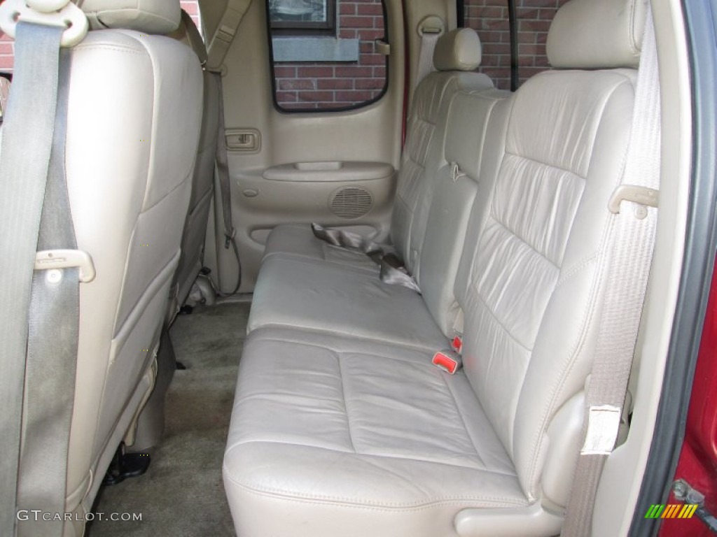 2002 Toyota Tundra Limited Access Cab 4x4 Rear Seat Photo #78446768