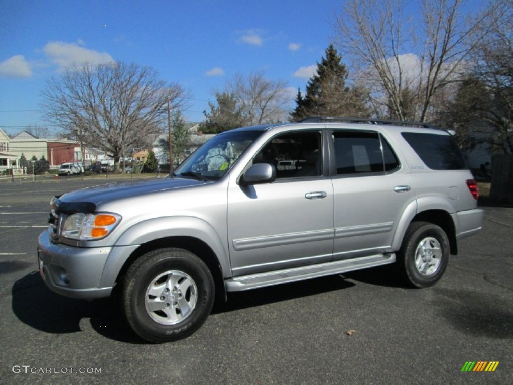 2001 Sequoia Limited 4x4 - Silver Sky Metallic / Charcoal photo #1