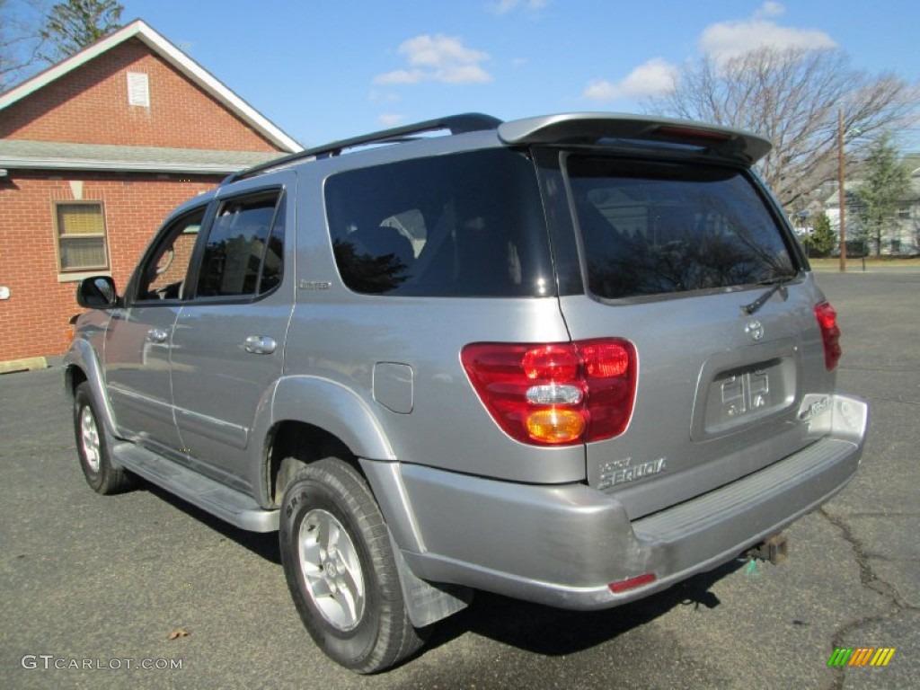 2001 Sequoia Limited 4x4 - Silver Sky Metallic / Charcoal photo #5